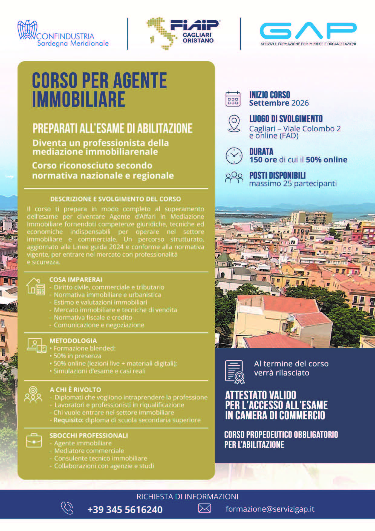 Corso abilitante per agente immobiliare 
