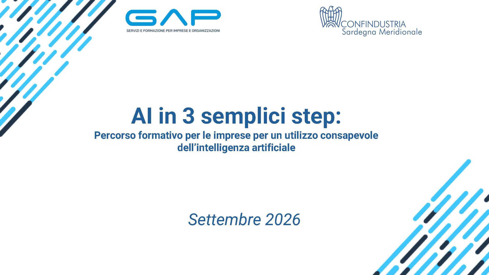 L'AI in tre step