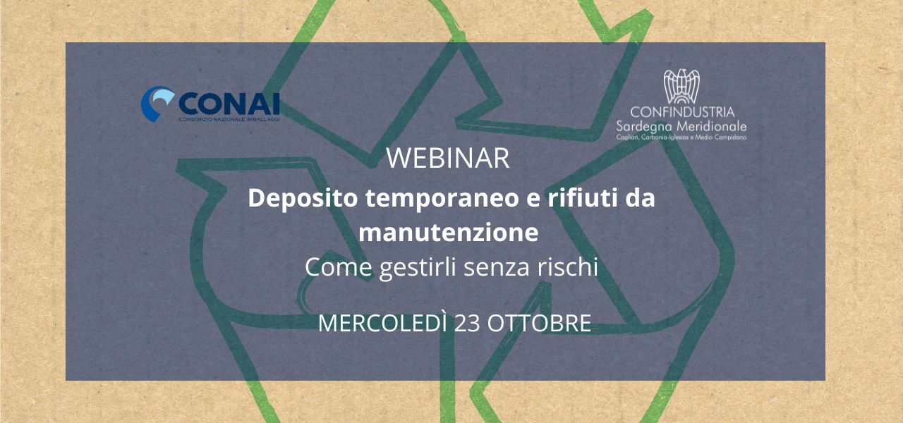 “DEPOSITO TEMPORANEO E RIFIUTI DA MANUTENZIONE. COME GESTIRLI SENZA RISCHI” 