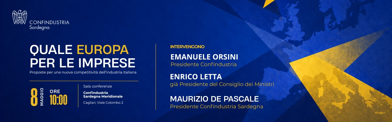 "QUALE EUROPA PER LE IMPRESE" | Emanuele Orsini ed Enrico Letta ospiti di Confindustria Sardegna