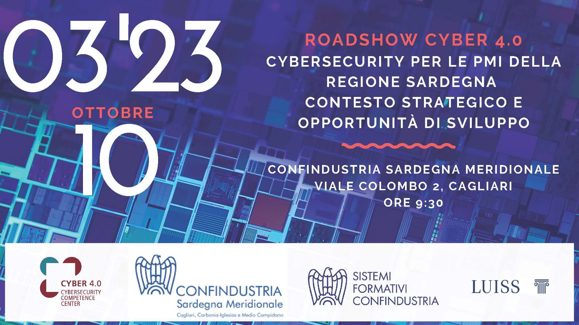 Cybersecurity per le imprese della Regione Sardegna Contesto strategico e opportunità di sviluppo