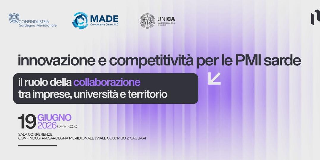 Innovazione e competitività per le PMI sarde: strumenti, competenze e opportunità per crescere