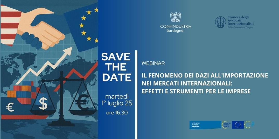 WEBINAR | IL FENOMENO DEI DAZI ALL'IMPORTAZIONE NEI MERCATI INTERNAZIONALI: EFFETTI E STRUMENTI PER LE IMPRESE