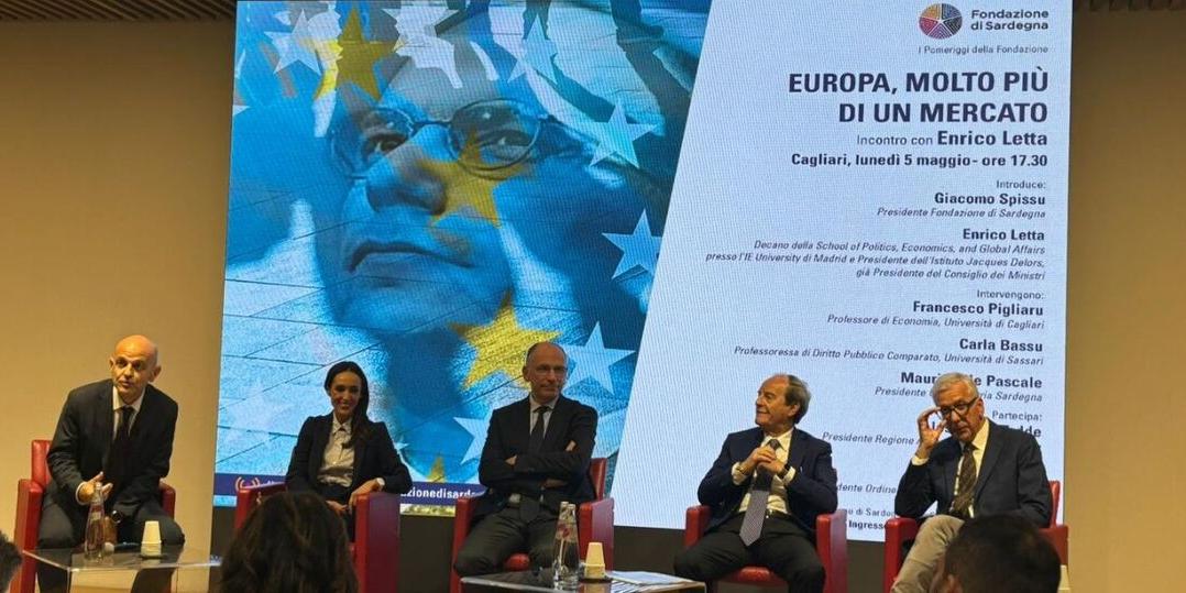 CONFINDUSTRIA SARDEGNA PARTECIPA AL CONVEGNO "EUROPA, MOLTO PIÙ DI UN MERCATO", CON LA  PRESENZA DI ENRICO LETTA